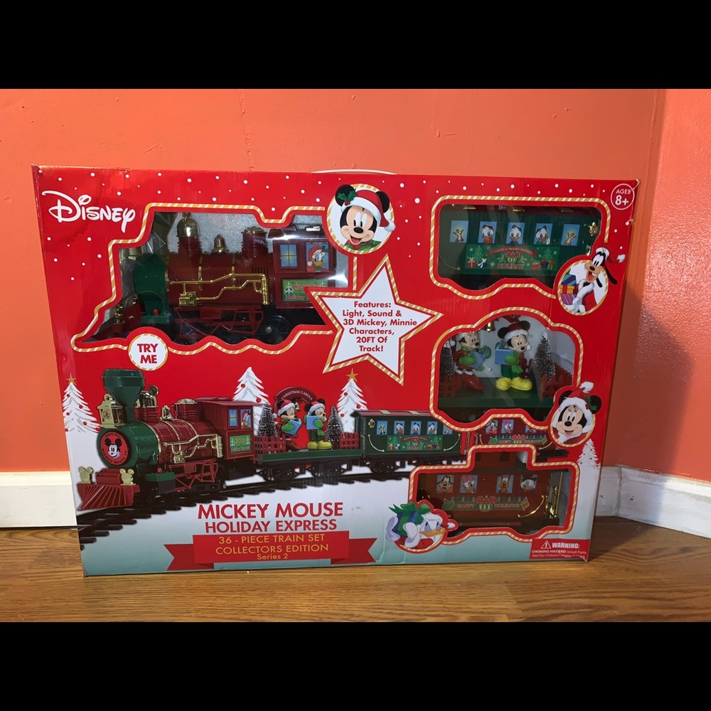 Mickey Mouse holiday express train